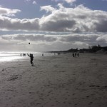 Rugby-Action am Muriwai Beach