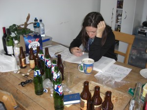 CIMG1241 Lernen nachdem andere anscheinedn Spaß hatten ! ;D